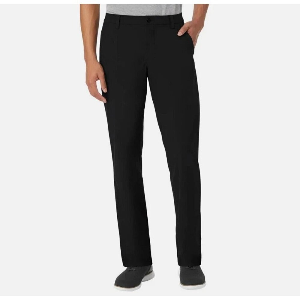 NEW Kirkland Signature Men's 30x29 Black Tech Pants Cargo Waistband